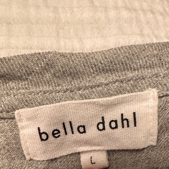 Bella Dahl Grey Tee - Size L - Picture 5 of 9